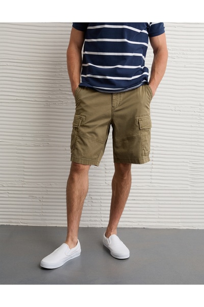 AMERICAN EAGLE AE 10" Flex Lived-In Cargo Short