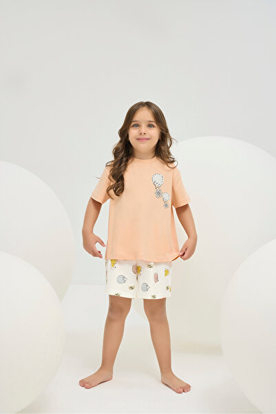 ZEYZEY 8817 Girls' Printed Shorts Set