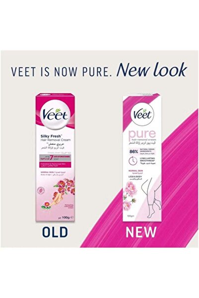 Veet Moisturising Lotus Flower And Legs Silky Fresh Hair Removal Cream For Normal Skin 100grams