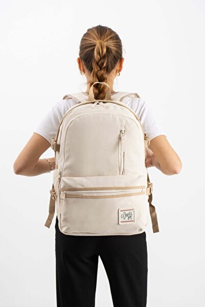 ventis qualty Unisex, Ultra Light, Multi-Pocket, Backpack Beige Model: (Vnt-3C)