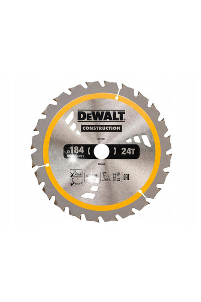 Dewalt Disc de ferăstrău pentru lemn 184/20MM, 24 dinți DT1951-QZ