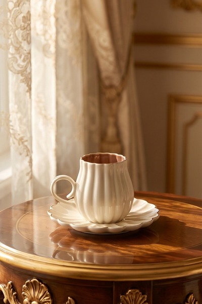 Cooker Elvaris 6-Person 90 ml Porcelain Coffee Cup Set Ckr4605