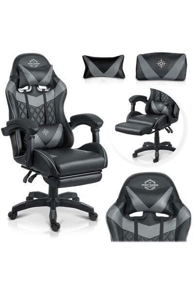 SOFOTEL Scaun de gaming Draknor II negru și gri