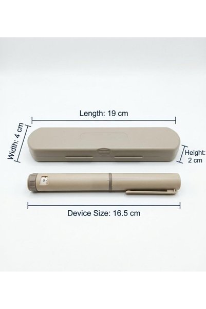 Generic V3 Reusable Cartridge Holder, 60-Unit Adjustable Device with Empty Cartridge, Pen Tip & Protective Storage Case
