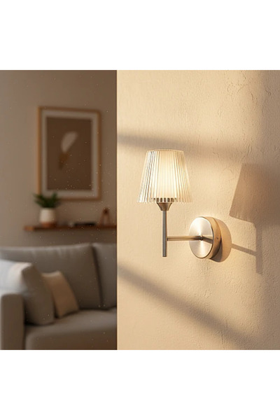 Generic Brand Interior Wall Applique Silver E14 |   Wa/B5055/1Ch