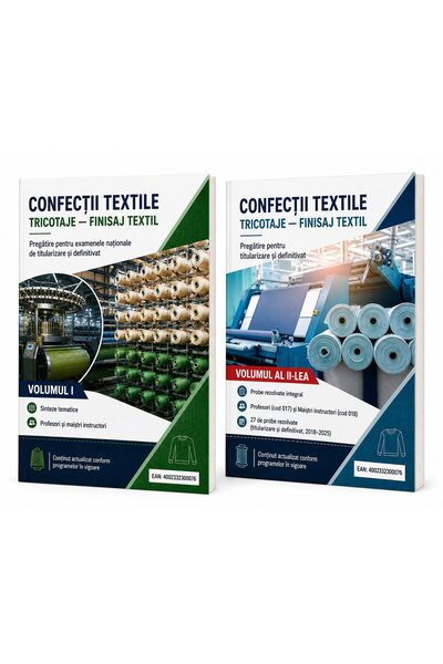 OEM Titularizare și definitivat- Congecții textile- vol1 Sinteze+vol 2 Subiec...