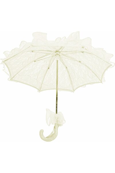 PRAVALIA CU SURPRIZE Umbrelă elegantă din dantelă CHARM, Crem