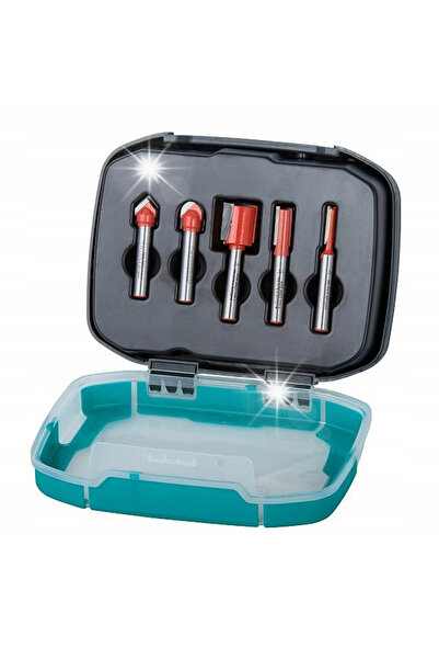 Wolfcraft SET DE CUTIȚI PENTRU CANELURI, 5 BUCĂȚI WF8753000