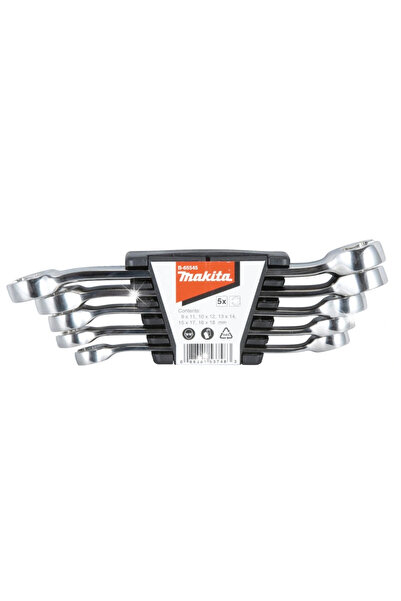Makita SET DE INELURI PENTRU CHEI 9*18MM 5 BUCĂȚI B-65545