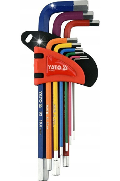 yato Set chei hexagonale 1,5-10 mm 9 piese YT-05631