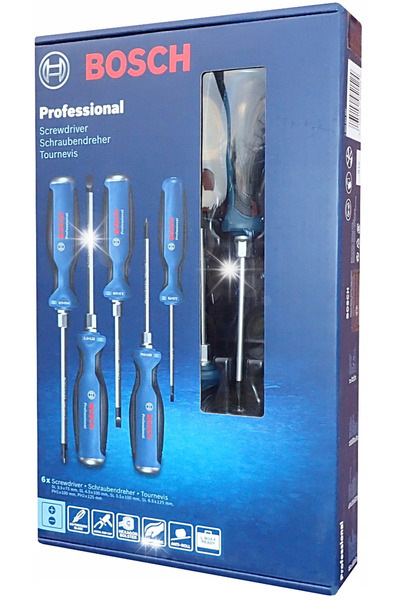 Bosch Set de 6 șurubelnițe Phillips și drepte 1600A016BF