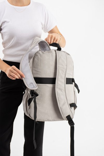 ventis qualty Unisex, Ultra Hafif, Çok Cepli, Sırt Çantası Gri Model: (VNT-9B)