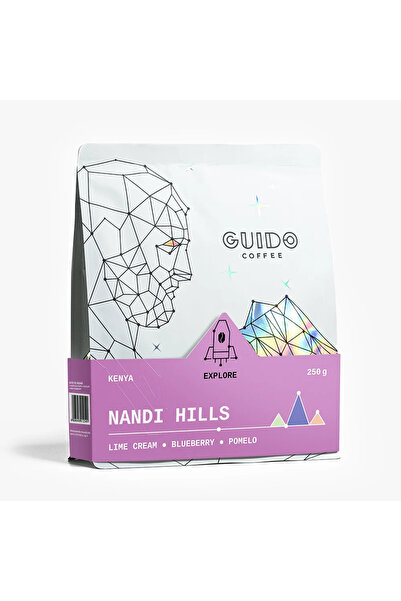GUIDO Roastery Cafea de Specialitate Macinata Nandi Hills 250g - Kenya Single...