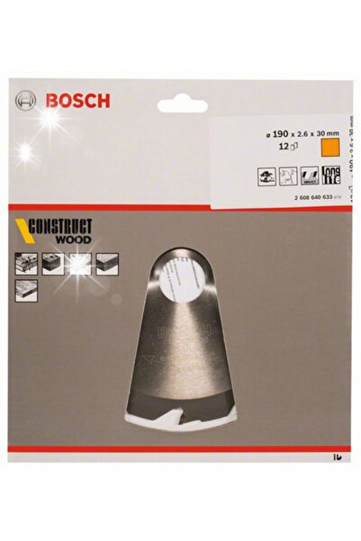 Bosch PILARSKA CONSTRUCT DISC DE LEMN 190x30 Z12