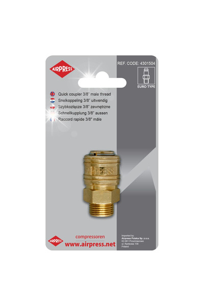 Airpress CONEKTOR RAPID CU FILET EXTERN 3/8'' 4301504