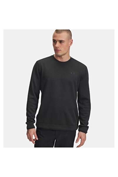 Under Armour M Sweater Fleece Crew Men's 6003723-001 Black Sweatshirt