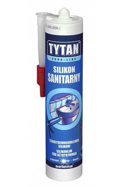 Tytan Professional SILICON SANITAR EURO-LINE ALB 280 ML 10040939 TITAN