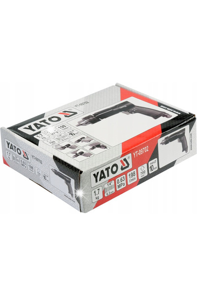 yato Mașină de găurit pneumatică cu debit de aer 198L/MIN YT-09702