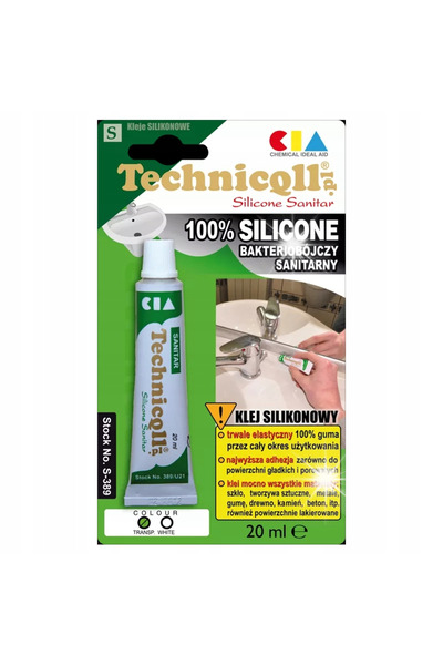 Technicqll SILICON SANITAR ALB 20ML S-389