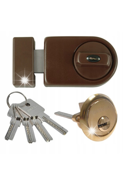 gerda LACĂT DE SECURITATE 3 CHEI ZN-200 BRONZ