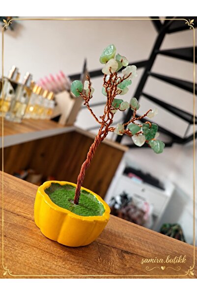 Doğal Taş Mini Bonsai Dekoratif ve Hediyelik Eşya