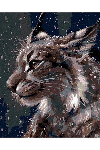 ZUTY Pictura pe numere ZUTY, Lynx in iarna, 80 x 100 cm fara rama
