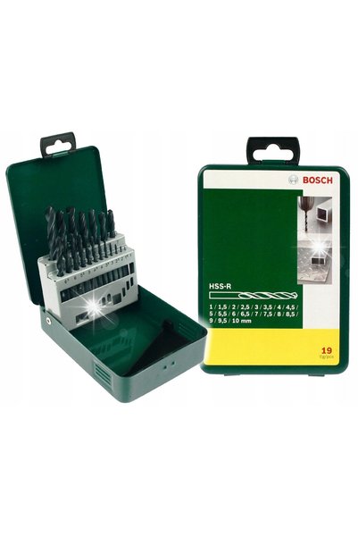 Bosch Set de 19 burghie HSS-R pentru metal