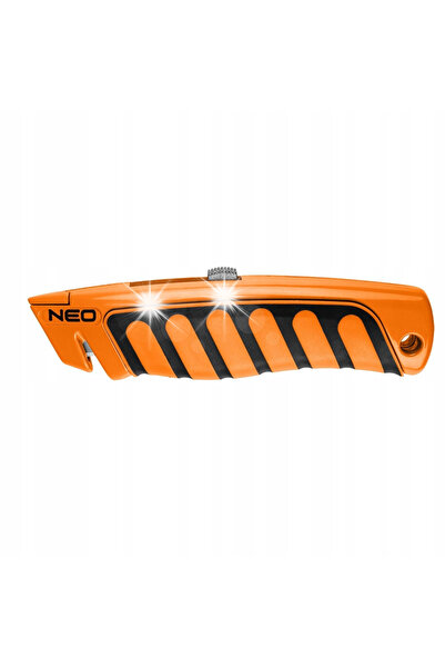 NEO Tools CUȚIT CU LAMĂ TRAPEZOIDALĂ CORP METALIC OȚEL 63-707