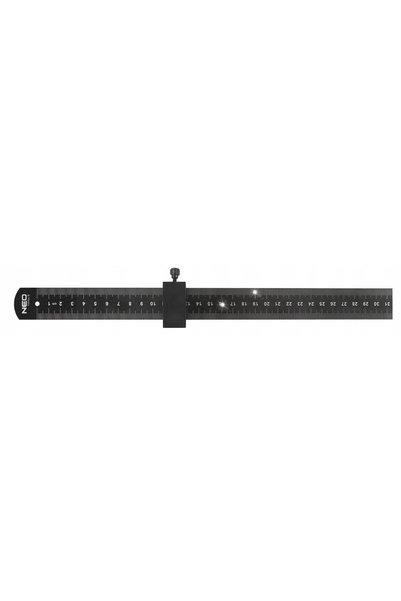 NEO Tools Riglă cu limitator 30CM 72-200 NEO