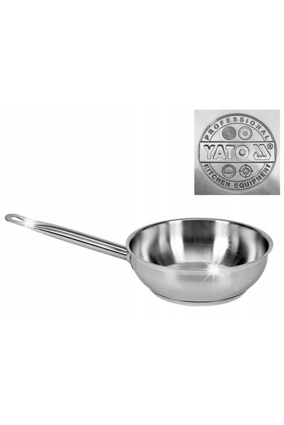 yato RONDEL PENTRU FRIPTURI DIN OȚEL INOXIDABIL 20CM 2L YG-00080 GASTO