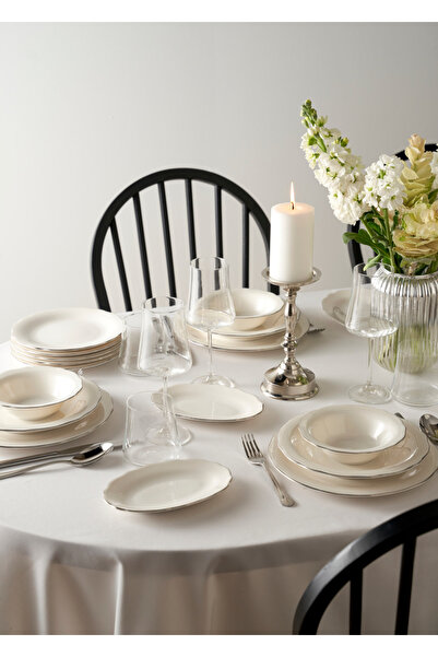 Bella Maison Victoria Premium 42 Parça Sofra Seti Silver