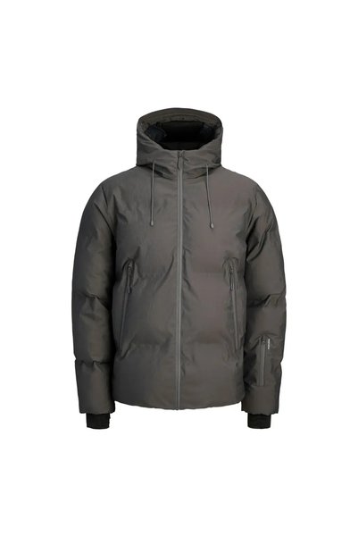 Jack & Jones 12303807 Jwhfusion Technical Puffer Ceket Koyu Gri