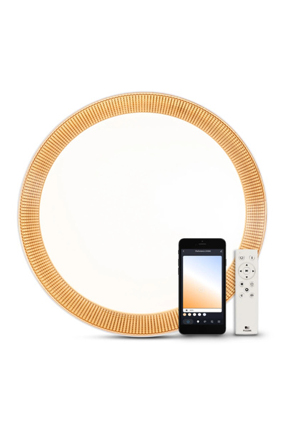 homelight Plafonieră LED inteligentă PULSAR Inel Auriu 36W Reglabilă (3000K-6...