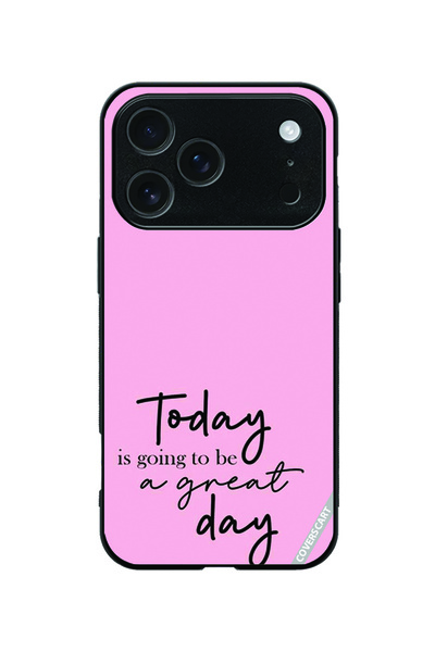 Coverscart Protective Case Cover for Apple iPhone 18 Pro Caption Design 04 Pink