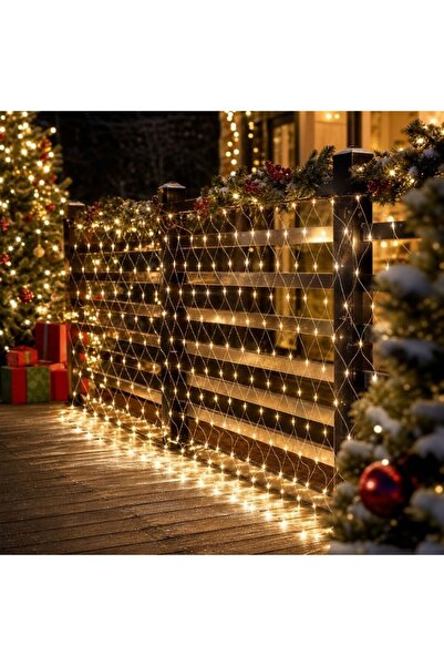 Kmt Style Christmas product, LED light net with transparent wire, waterproof ...