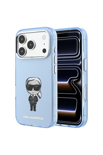 Karl Lagerfeld Phone Case, iPhone 17 Pro Max / iPhone 18 Pro Max, Light Blue
