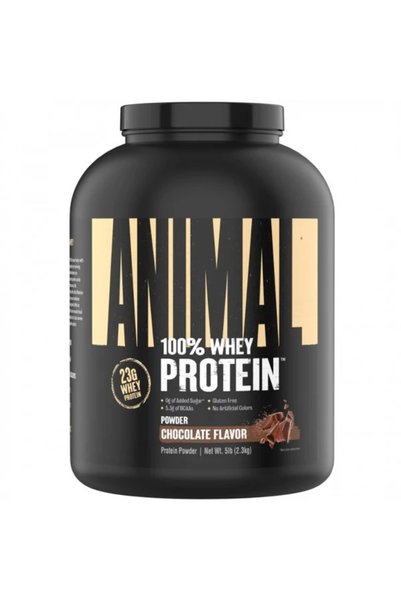 Universal Nutrition بروتين مصل اللبن العالمي بنسبة 100% 2300 جرام - شوكولاتة