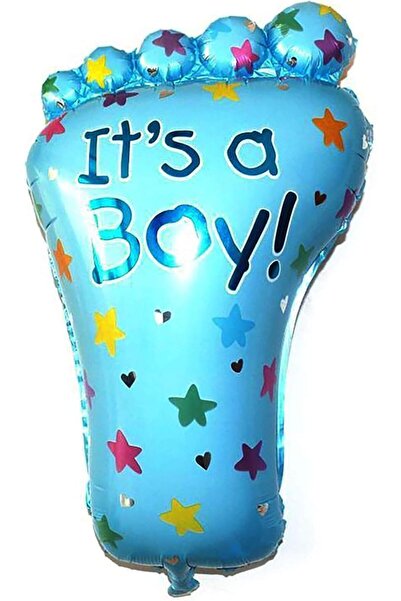 BABYTOT It’s a Boy/It’s a Girl Foot Helium Balloon 79cm (31") | Baby Shower F...
