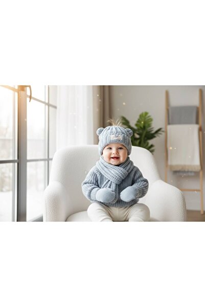 Batu Baby Scarf, Beanie, Glove Set