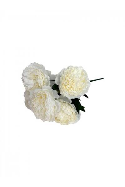OEM Flori Artificiale Buchet Bujori Cu 9 Flori Grena