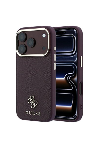 Guess Θήκη κινητού, iPhone 17 Pro Max / iPhone 18 Pro Max, Μπορντό