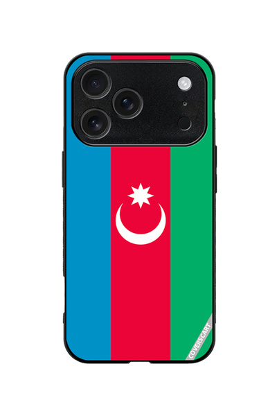 Coverscart Protective Case Cover for Apple iPhone 18 Pro Azerbaijan Flag Desi...