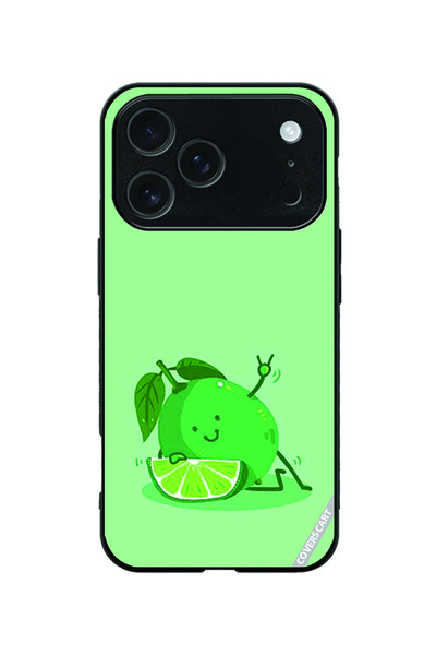 Coverscart Protective Case Cover for Apple iPhone 18 Pro Lime Design Green