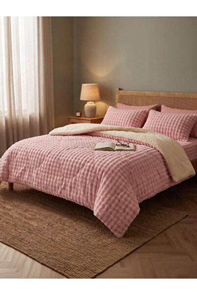 Styli 1-Piece Solid Comforter - Pink, 200x230cm