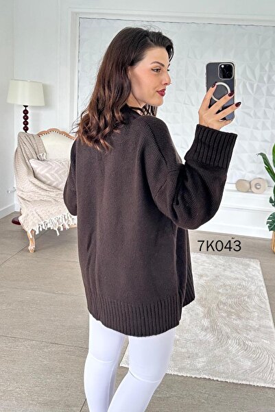 İnce Topuk Crew Neck Knitwear Blouse 7K043