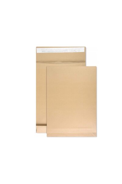 HYVESTO Set de 25 de plicuri TC4, Dimensiuni 229 x 324 mm, Hârtie Kraft maro 90 g/mp, Sigiliu din silicon, Clapetă dreaptă pe latura scurtă, Ideal pentru documente A4