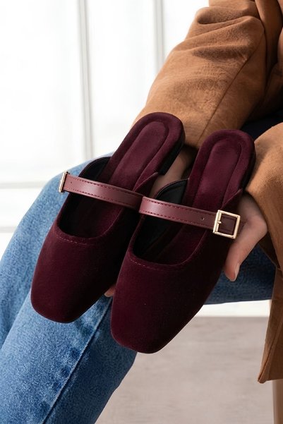 FUGA MODA Toca Bordo Gold Tokalı Kadife Dokulu Elegant Nişan Çeyiz Bohça Misa...