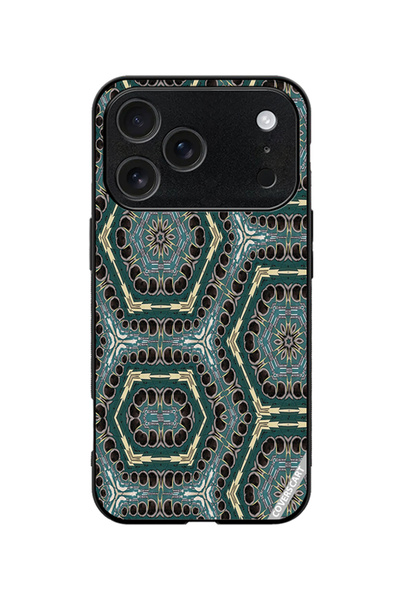 Coverscart Protective Case Cover for Apple iPhone 18 Pro Hexagons Design Mult...