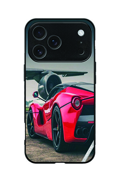 Coverscart Protective Case Cover for Apple iPhone 18 Pro Max Car Design Red