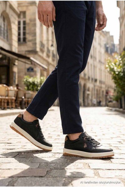 U.S. Polo Assn. Men's Black Sneakers